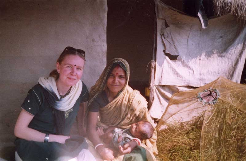 Widow with child with rickets.